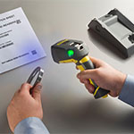 Lectores de códigos de barras portátiles industriales serie DataMan 8000