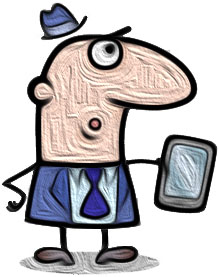 Hombre Con PDA Hombre Con PDA