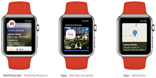 Hoteles.com - Apple Watch