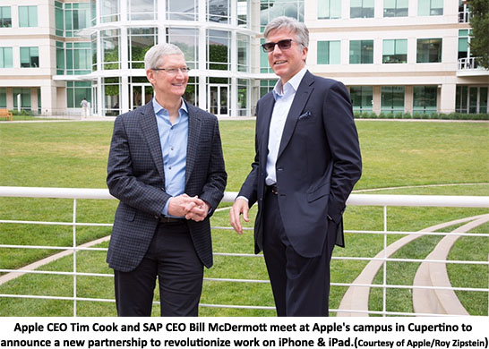 Apple - SAP Tim Cook - Bill Mc Dermott