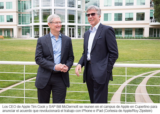 Apple - TimCook - SAP - BillMcDermott