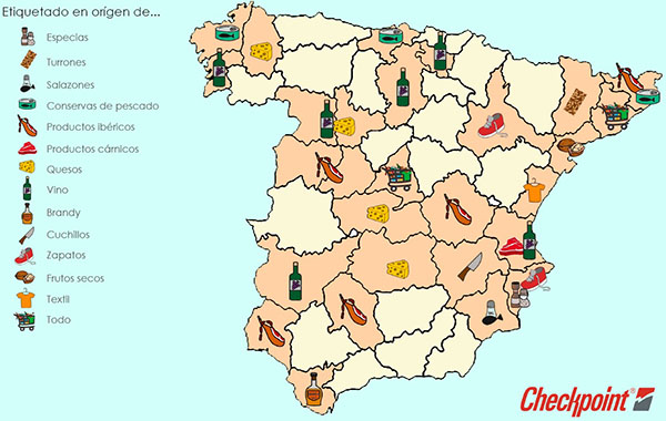 CheckPoint - Mapa etiquetado en origen