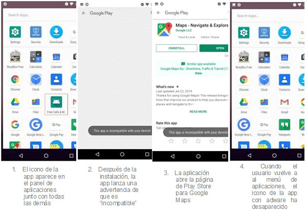 Sophos - adware in Google Play Store